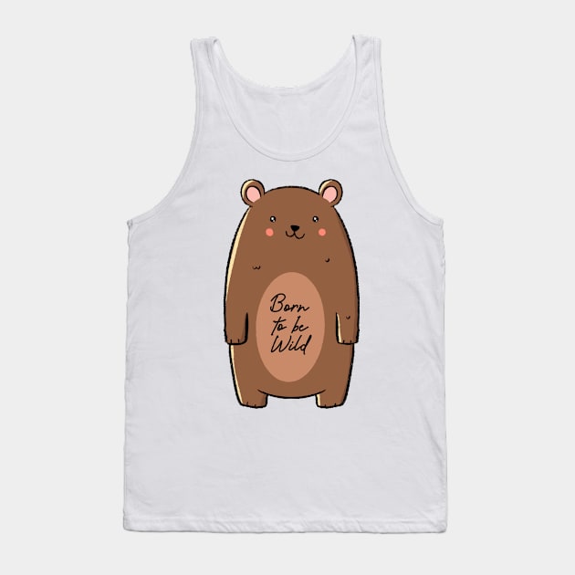 'Born To Be Wild' Animal Conservation Shirt Tank Top by ourwackyhome